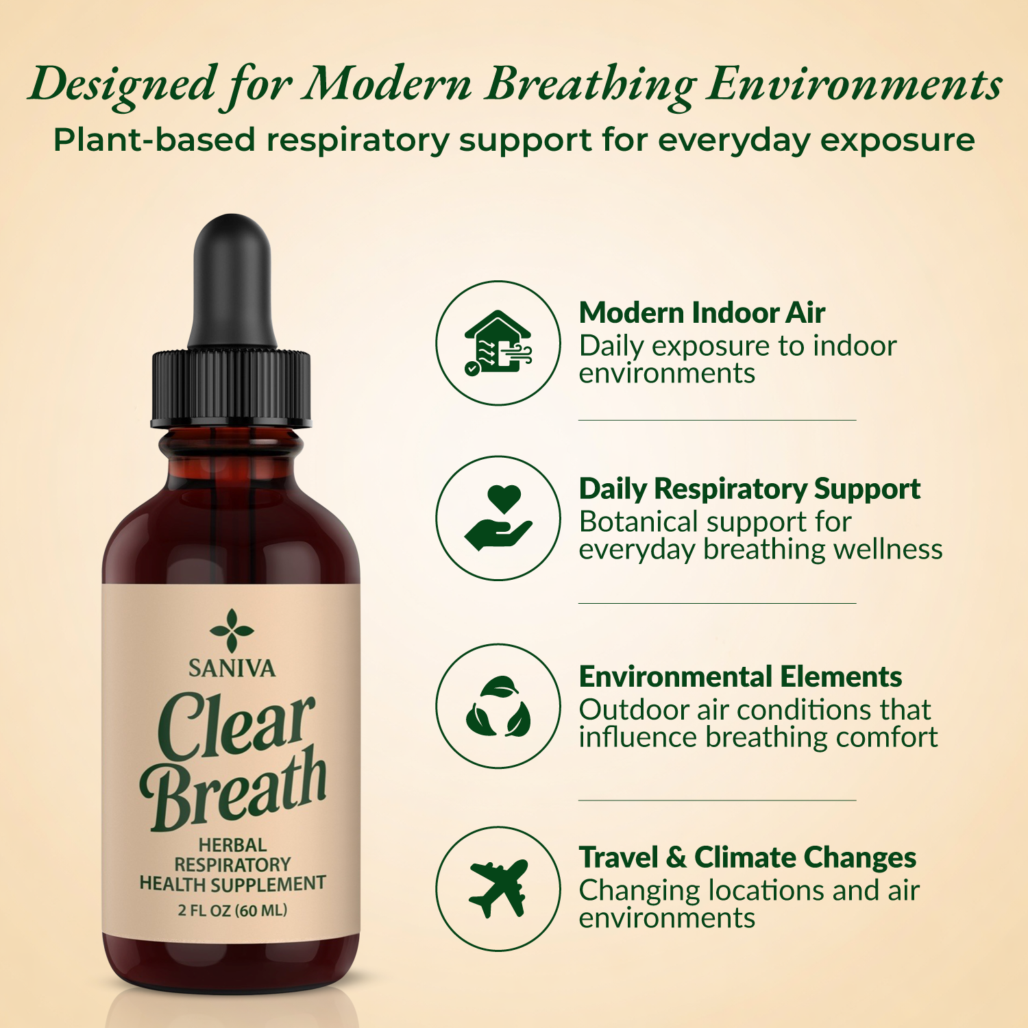 Clear Breath™ — Herbal Respiratory Tincture