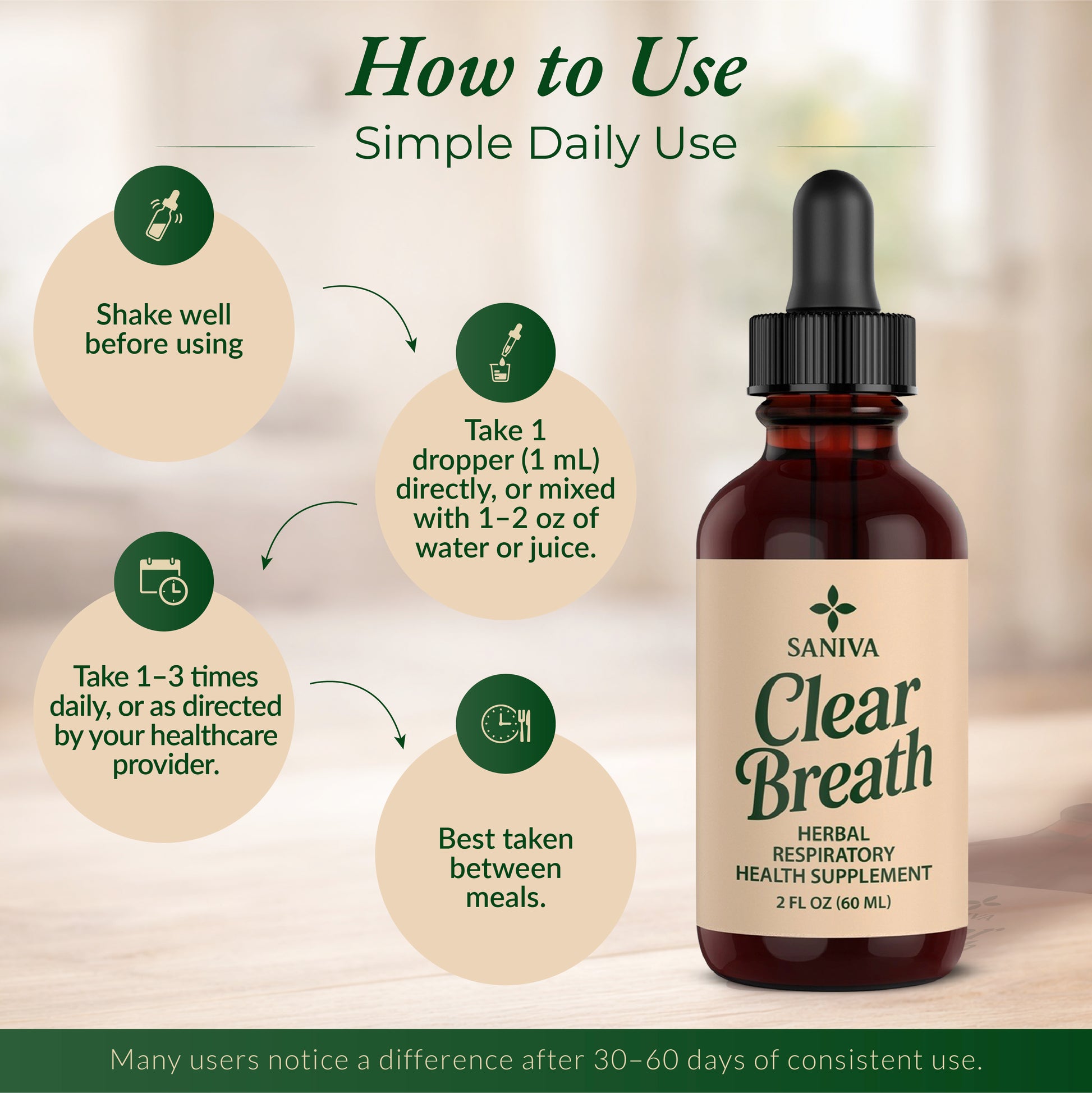 Clear Breath™ — Herbal Respiratory Tincture